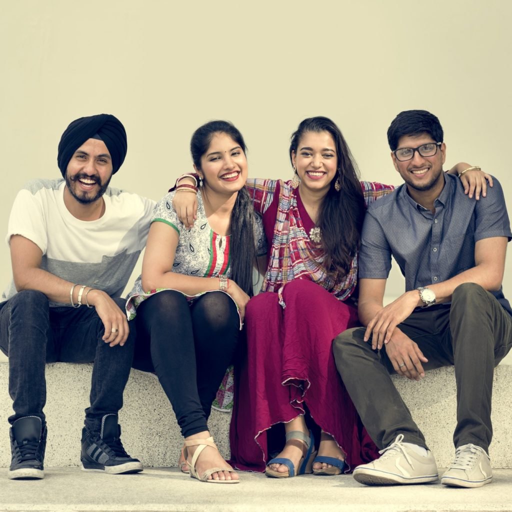 Indian Ethnicity Community Casual Cheerful Concept