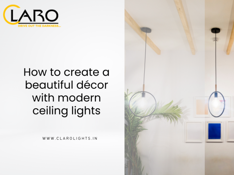 Read more about the article How to create a beautiful décor with modern ceiling lights