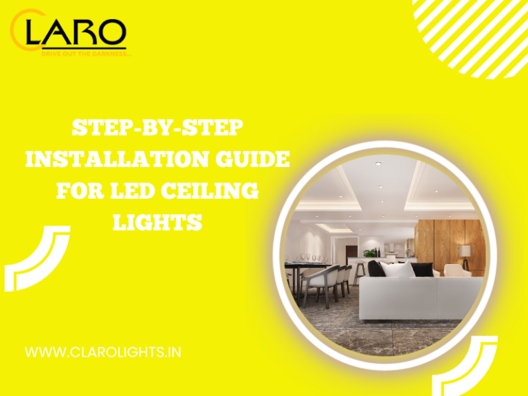 Read more about the article Step-by-Step Installation Guide for LED Ceiling Lights