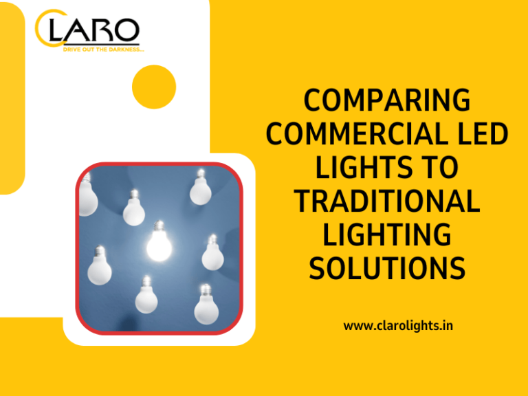 Read more about the article Comparing Commercial LED Lights to Traditional Lighting Solutions